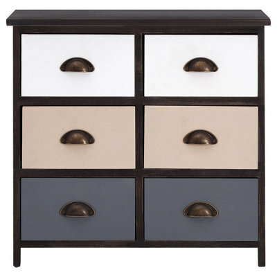 Orsina Spacious 6 Drawers Chest, Modern Appeal Chest Of Drawers For Livingroom, Minimalist Storage Chest For Bedroom - image 1