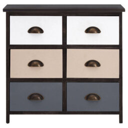 Orsina Spacious 6 Drawers Chest, Modern Appeal Chest Of Drawers For Livingroom, Minimalist Storage Chest For Bedroom - thumbnail 1