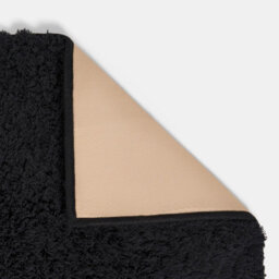 Ohs Fluffy Teddy Rug Soft Floor Carpet Non Slip Area Mat, Black - 80Cm X 150Cm - thumbnail 5