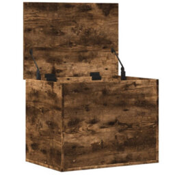 Berkfield Storage Box Smoked Oak 60X42X46 Cm Engineered Wood - thumbnail 7
