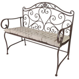 Dibor Vintage Style Grey Hallway Furniture Bench Chair Seat Pad Cushion (L)40Cm X (W)40Cm - thumbnail 2