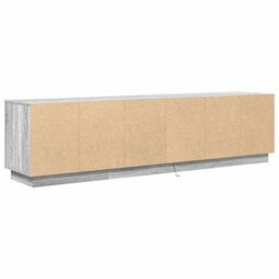 Berkfield Tv Cabinet With Led Lights Grey Sonoma 193.5X41X50 Cm - thumbnail 9