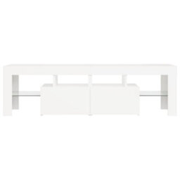 Vidaxl Tv Cabinet With Led Lights White 140X36.5X40 Cm - thumbnail 8