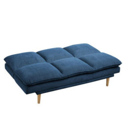 Home Detail Poppy Clic-Clac Sofa Bed, Dark Blue Linen - thumbnail 5