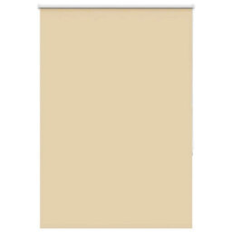 Berkfield Roller Blind Blackout Beige 95X150 Cm Fabric Width 90.7 Cm Polyester - thumbnail 1