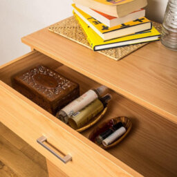 Home Treats Beech Chest Of 4 Drawers Anti Bowing  Support 75 X 72 X 36 Cm - thumbnail 5