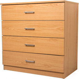 Home Treats Beech Chest Of 4 Drawers Anti Bowing  Support 75 X 72 X 36 Cm - thumbnail 3