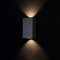 Luminosa Lighting Luminosa Times Square Integrated Led Wall Lamp Black, Ip54 - thumbnail 2
