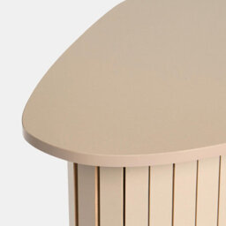 Ohs Madison Ribbed Side Table Corner Bedroom Living Room - Natural - thumbnail 5