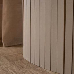 Ohs Madison Ribbed Side Table Corner Bedroom Living Room - Natural - thumbnail 3