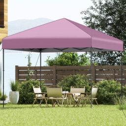 Gainoom 300 X 295 Cm Pop Up Canopy Tent Pink Foldable Outdoor Sunshade Patio Shelter Gazebo - thumbnail 5
