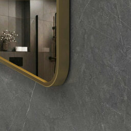 Royal Bathrooms Elmore 500 X 700mm Brushed Brass Framed Bathroom Mirror Rectangular Non-Led Minimalist Design - thumbnail 7