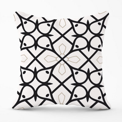 Warren Reed Designer Arabic Style Pattern Outdoor Cushion 45Cm X 45Cm - image 1