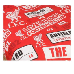 Liverpool Fc Patch Single Duvet Cover And Pillow Case Set Red (One Size) - thumbnail 2