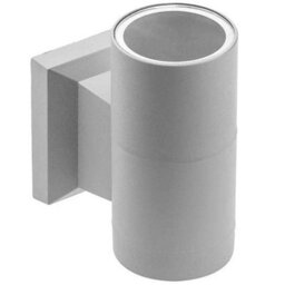 CGC Lighting Cgc Matte Grey Single Bulb Outdoor Cylinder Led Wall Light - thumbnail 3