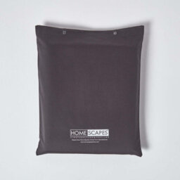 Homescapes Dark Charcoal Grey Egyptian Cotton Deep Fitted Sheet 1000 Tc, King - thumbnail 4