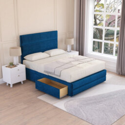 Sloomy Monaco Divan Bed Set With 2 Drawers Footend - Plush Velvet - thumbnail 2