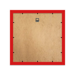 "10X10"" Red Picture Frame - 10X10"" Square Frame With 8X8"" Mount For 10X10""/8X8"" Pictures Moderrn Style Thin Edge, 1 Pack" - thumbnail 3