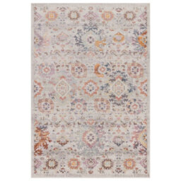 The Rug Edit Flores Mina Fr02 Traditional Floral 65mm Grey Runner, 066X240Cm - thumbnail 2