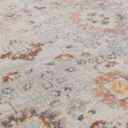 The Rug Edit Flores Mina Fr02 Traditional Floral 65mm Grey Runner, 066X240Cm - thumbnail 7