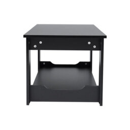 Living And Home 2 Tier Simple Wooden Coffee Table Desk 100X48X42Cm - thumbnail 5