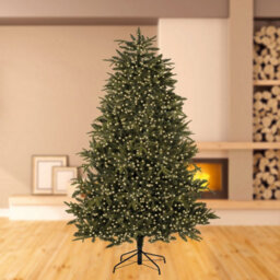 Multi-Action 1500 Warm White Treebrights Led String Lights With Timer Function Green Cable