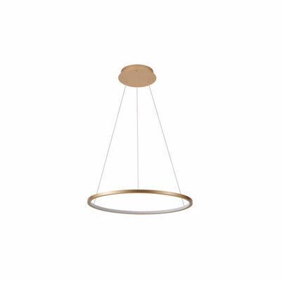 Luminosa Lighting Luminosa Vinola 40Cm Led Pendant Ceiling Light Gold 3000/4000K - image 1
