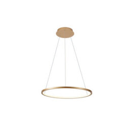 Luminosa Lighting Luminosa Vinola 40Cm Led Pendant Ceiling Light Gold 3000/4000K - thumbnail 2