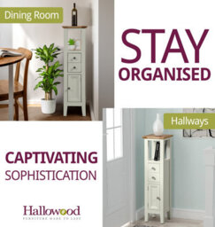 Hallowood Furniture Clifton Oak Painted Open Top Tower Cabinet - thumbnail 6