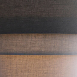 Valuelights Aztec 3 Tier Charcoal Fabric Ceiling Light Shade (D)30Cm - thumbnail 3