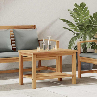 Walplus Coffee Table Brown 70 X 40 X 45 Cm Solid Teak Wood - image 1