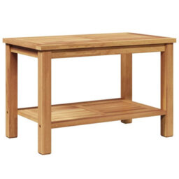 Walplus Coffee Table Brown 70 X 40 X 45 Cm Solid Teak Wood - thumbnail 2