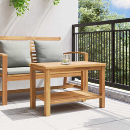 Walplus Coffee Table Brown 70 X 40 X 45 Cm Solid Teak Wood - thumbnail 4