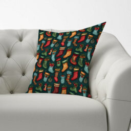 Warren Reed Designer Christmas Stockings Cushions 33Cm X 48Cm - thumbnail 2