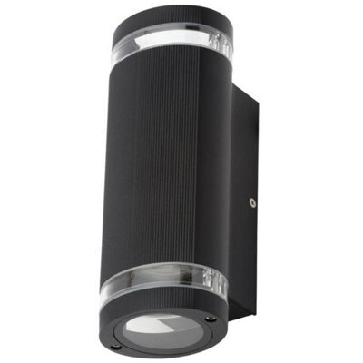 Forum Lighting Forum Zinc Zn-35594-Blk Helix Twin Up/down Wall Light - Black (12008)