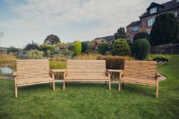 Churnet Valley Garden Furniture Ltd Valley 7 Seat Set 1X3B 2 X 2B Angled Tray - thumbnail 5