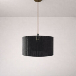 CGC Interiors Cgc Sylvie Silk Pleated Round Drum Lamp Shade - thumbnail 2