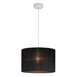 CGC Interiors Cgc Sylvie Silk Pleated Round Drum Lamp Shade - thumbnail 7