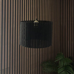 CGC Interiors Cgc Sylvie Silk Pleated Round Drum Lamp Shade - thumbnail 6