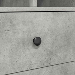 Berkfield Desk With Storage Concrete Grey Engineered Wood - thumbnail 9