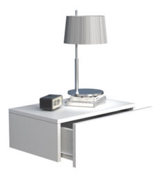 Vcm Wooden Wall Hanging Bedside Table Usal M 45 Cm - thumbnail 1