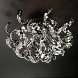Luminosa Lighting Luminosa Esme Ceiling 20 Light G4 Polished Chrome/crystal, Not Led/cfl Compatible - thumbnail 2