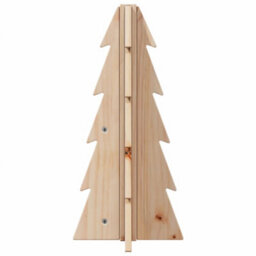 Berkfield Wooden Christmas Tree For Decoration 49 Cm Solid Wood Pine - thumbnail 4