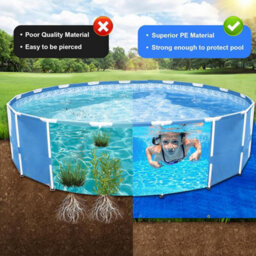 Blue Shade Sail For Garden Outdoor - thumbnail 1