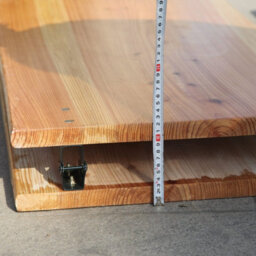 Birchtree 3 Piece Wooden Folding Picnic Dining Outdoor Table Bench Set 2.2M - thumbnail 8
