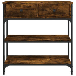Walplus Console Table Smoked Oak 72.5X25X75 Cm Engineered Wood - thumbnail 6
