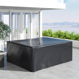 Outsunny 235X190X90Cm Large Patio Set Outdoor Garden Furniture Cover Black - thumbnail 7