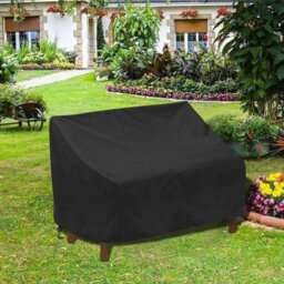 Waterproof And Dustproof Protective Cover For Garden Furniture, Polyester, Garden, Patio Furniture - Black (140 120 100Cm) - thumbnail 6