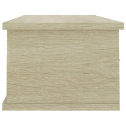 Walplus Wall-Mounted Drawer Shelf Sonoma Oak 88X26X18.5 Cm Engineered Wood - thumbnail 5
