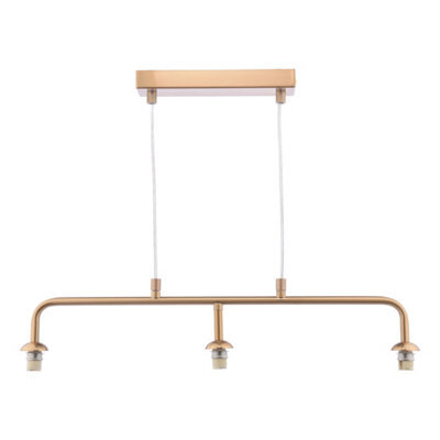 DAR Feya 3 Light Bar Pendant Antique Bronze Fitting Only - image 1